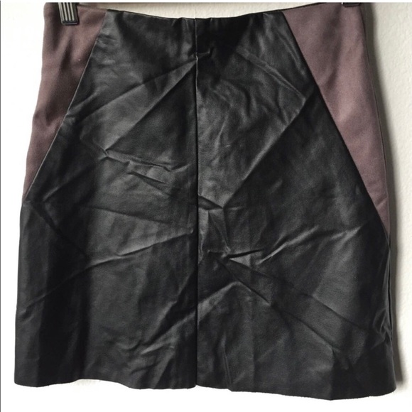 Silver Wishes Faux Vegan Leather Suede Mini Skirt - Picture 8 of 9